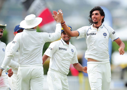 india hold slender lead over west indies