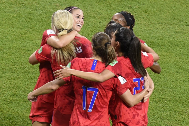 game changer morgan wore the captain 039 s armband on her 30th birthday as she headed home lindsey horan 039 s cross in the 31st minute for the deciding goal in a 2 1 victory photo afp game changer morgan wore the captain 039 s armband on her 30th birthday as she headed home lindsey horan 039 s cross in the 31st minute for the deciding goal in a 2 1 victory photo afp