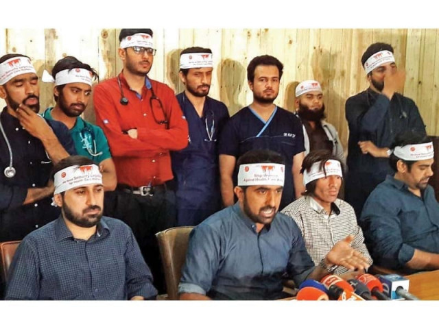 yda office bearers hold a press conference photo express yda office bearers hold a press conference photo express