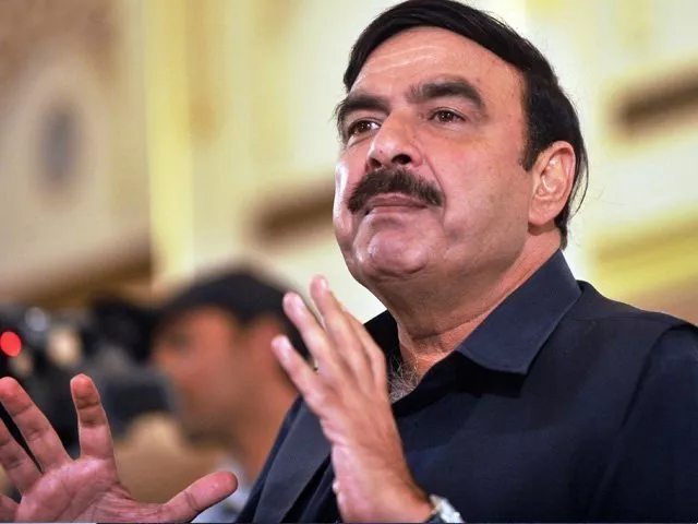 railways minister sheikh rasheed photo file railways minister sheikh rasheed photo file