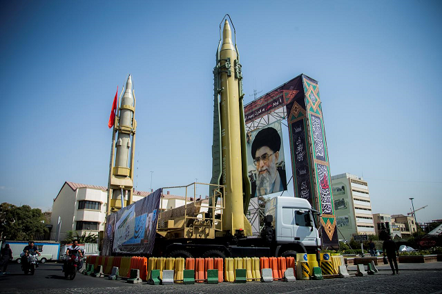 a display featuring missiles and a portrait of iran 039 s supreme leader ayatollah ali khamenei is seen at baharestan square in tehran iran september 27 2017 photo reuters a display featuring missiles and a portrait of iran 039 s supreme leader ayatollah ali khamenei is seen at baharestan square in tehran iran september 27 2017 photo reuters