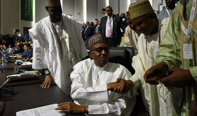 nigerian president muhammadu buhari signs onto the landmark african trade deal at the au summit in niamey photo afp nigerian president muhammadu buhari signs onto the landmark african trade deal at the au summit in niamey photo afp