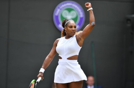 williams is ominously talking up her improvement as the tournament has gone on after a knee problem affected her clay court campaign photo afp