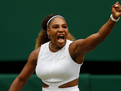 serena rallies past riske into 12th wimbledon semi final