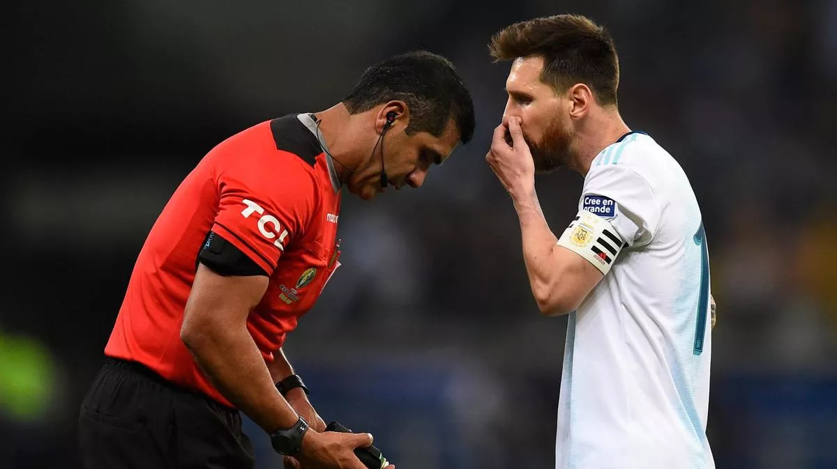 argentina and their captain lionel messi were incensed that ecuadoran handler roddy zambrano not only failed to award them two penalties in their 2 0 defeat last week but that he also refused to consult var to check their claims photo afp argentina and their captain lionel messi were incensed that ecuadoran handler roddy zambrano not only failed to award them two penalties in their 2 0 defeat last week but that he also refused to consult var to check their claims photo afp