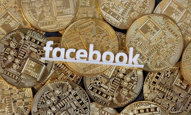 a 3 d printed facebook logo is seen on representation of virtual currency in this illustration picture june 18 2019 photo reuters a 3 d printed facebook logo is seen on representation of virtual currency in this illustration picture june 18 2019 photo reuters