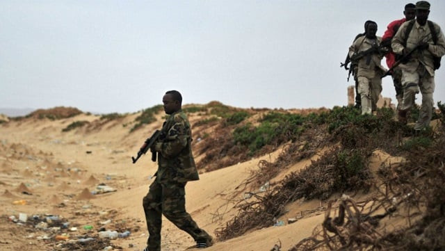 somali security forces patrol along the coast of qaw photo afp somali security forces patrol along the coast of qaw photo afp