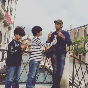 a reminder of hrithik roshan s adorable pictures with sons