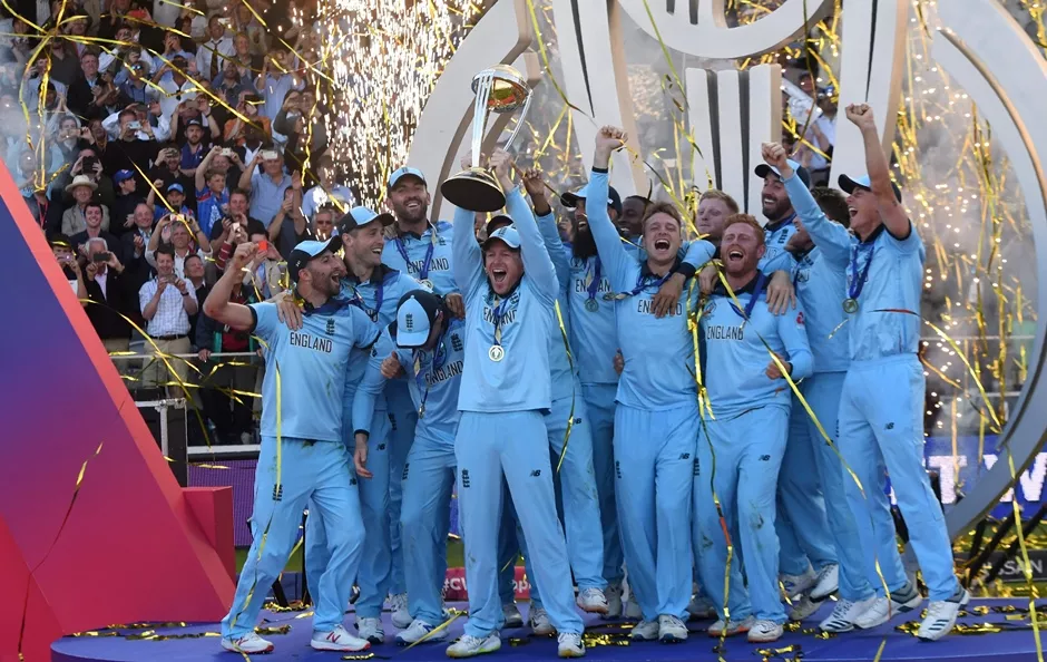 england won the world cup for the first time as they beat new zealand photo afp england won the world cup for the first time as they beat new zealand photo afp