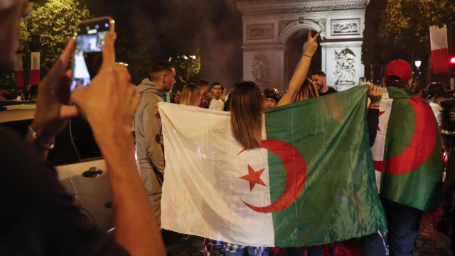 unruly scenes erupted in paris marseille and lyon fifty people were arrested in the french capital and there were incidents between football fans and police on the champs elysees avenue photo afp unruly scenes erupted in paris marseille and lyon fifty people were arrested in the french capital and there were incidents between football fans and police on the champs elysees avenue photo afp