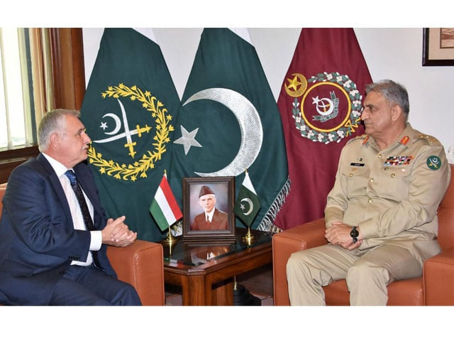 hungarian envoy istan szabo calls on army chief general qamar bajwa at ghq rawalpindi on monday photo ispr hungarian envoy istan szabo calls on army chief general qamar bajwa at ghq rawalpindi on monday photo ispr