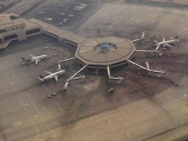 an arial view of the airplane hub at the airport in karachi pakistan photo reuters an arial view of the airplane hub at the airport in karachi pakistan photo reuters