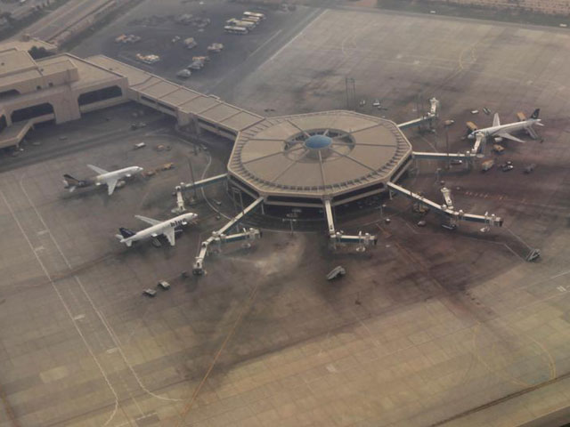 an arial view of the airplane hub at the airport in karachi pakistan photo reuters