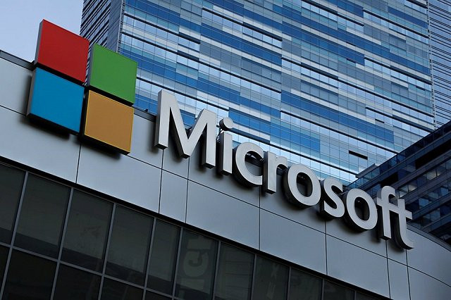 the microsoft sign is shown on top of the microsoft theatre in los angeles california us october 19 2018 photo reuters the microsoft sign is shown on top of the microsoft theatre in los angeles california us october 19 2018 photo reuters