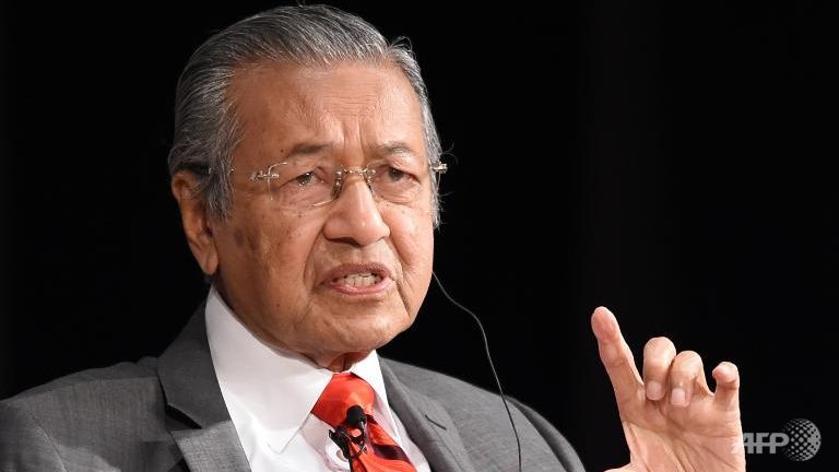 malaysian prime minister dr mahathir muhammad photo afp