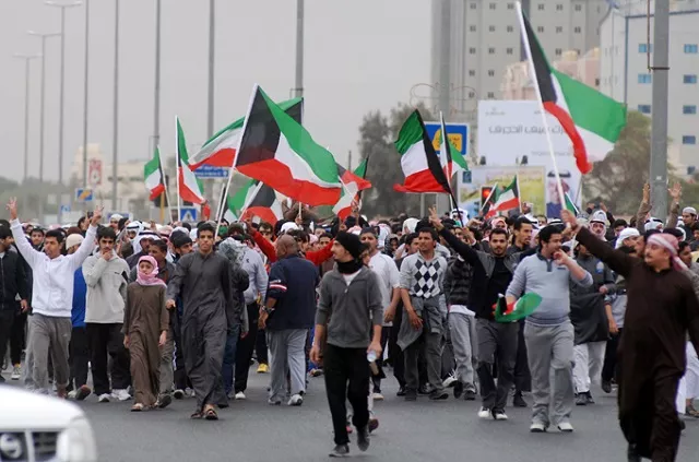 stateless arabs known as bidoons take part in a demonstration to demand citizenship and other basic rights photo afp stateless arabs known as bidoons take part in a demonstration to demand citizenship and other basic rights photo afp