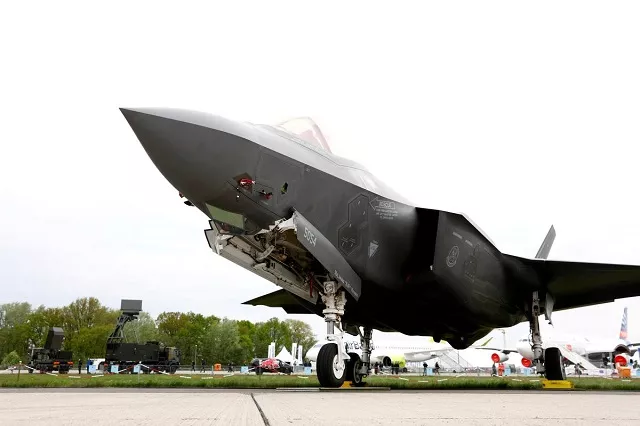 a lockheed martin f 35 aircraft is seen at the ila air show in berlin germany april 25 2018 photo reuters a lockheed martin f 35 aircraft is seen at the ila air show in berlin germany april 25 2018 photo reuters