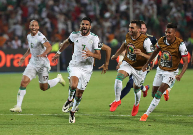 mahrez and mane will renew their premier league rivalry for a second time for friday 039 s final in egypt photo afp