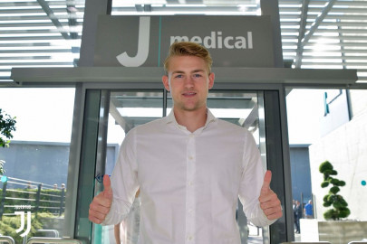 ajax s de ligt joins juventus for 75 million euros ajax s de ligt joins juventus for 75 million euros