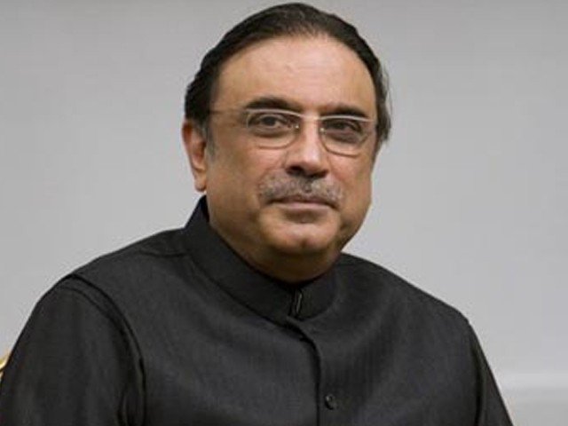 former president asif ali zardari photo file