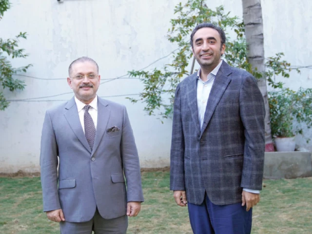 senior minister sharjeel inam memon called on ppp chairman bilawal bhutto zardari at bilawal house to discuss political and administrative affairs of the province photo express senior minister sharjeel inam memon called on ppp chairman bilawal bhutto zardari at bilawal house to discuss political and administrative affairs of the province photo express