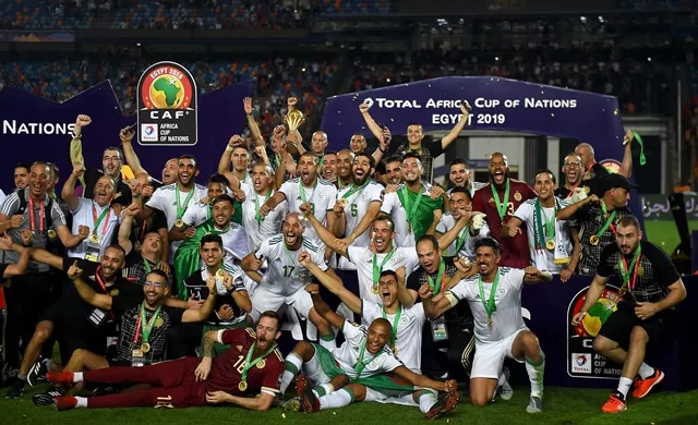 the second minute strike was enough to propel algeria to a first cup of nations title in 29 years and the country 039 s first on foreign soil having lifted the trophy as hosts in 1990 photo afp the second minute strike was enough to propel algeria to a first cup of nations title in 29 years and the country 039 s first on foreign soil having lifted the trophy as hosts in 1990 photo afp