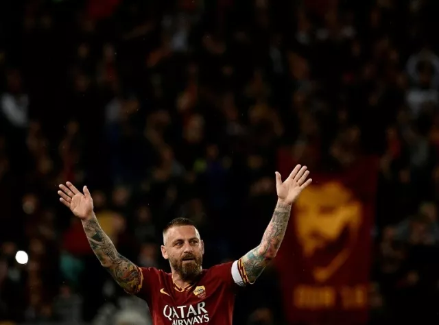 de rossi a world cup winner with italy in 2006 spent his entire senior career with roma making 615 appearances and scoring 63 goals in all competitions photo afp de rossi a world cup winner with italy in 2006 spent his entire senior career with roma making 615 appearances and scoring 63 goals in all competitions photo afp