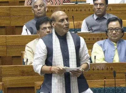 rajnath rejects trump s claim of brokering ceasefire with pakistan