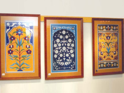 exhibition tinged with the ethnic lahori flavour