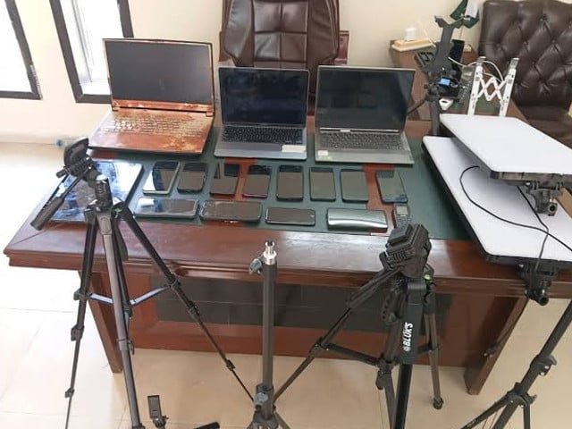 Police bust gang accused of live-streaming adult content