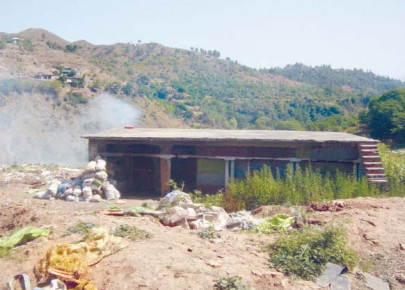 sanitation woes two years on abbottabad s plant still awaits waste