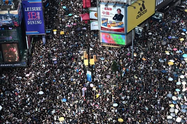 hong kong saw another huge rally on sunday photo afp hong kong saw another huge rally on sunday photo afp