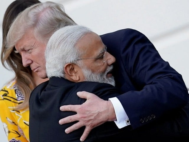 a file photo of indian premier narendra modi embracing us president donald trump photo reuters a file photo of indian premier narendra modi embracing us president donald trump photo reuters