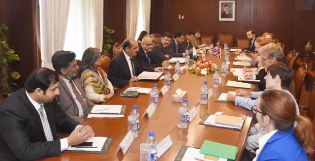 foreign office says both sides discuss issues relating to global and regional security and stability photo courtesy twitter foreignofficepk foreign office says both sides discuss issues relating to global and regional security and stability photo courtesy twitter foreignofficepk