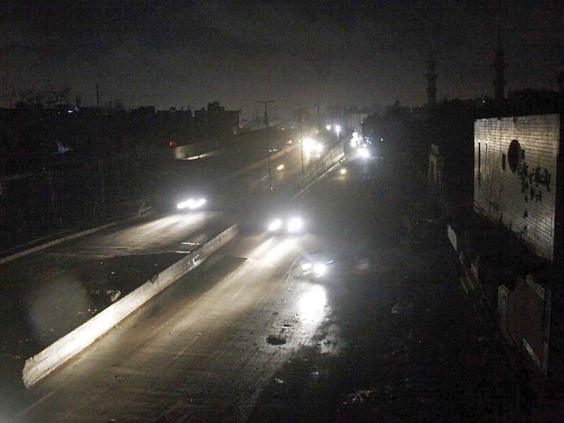 several areas of karachi plunged into darkness as rain disrupted power supply in the city for more than 12 hours photo online