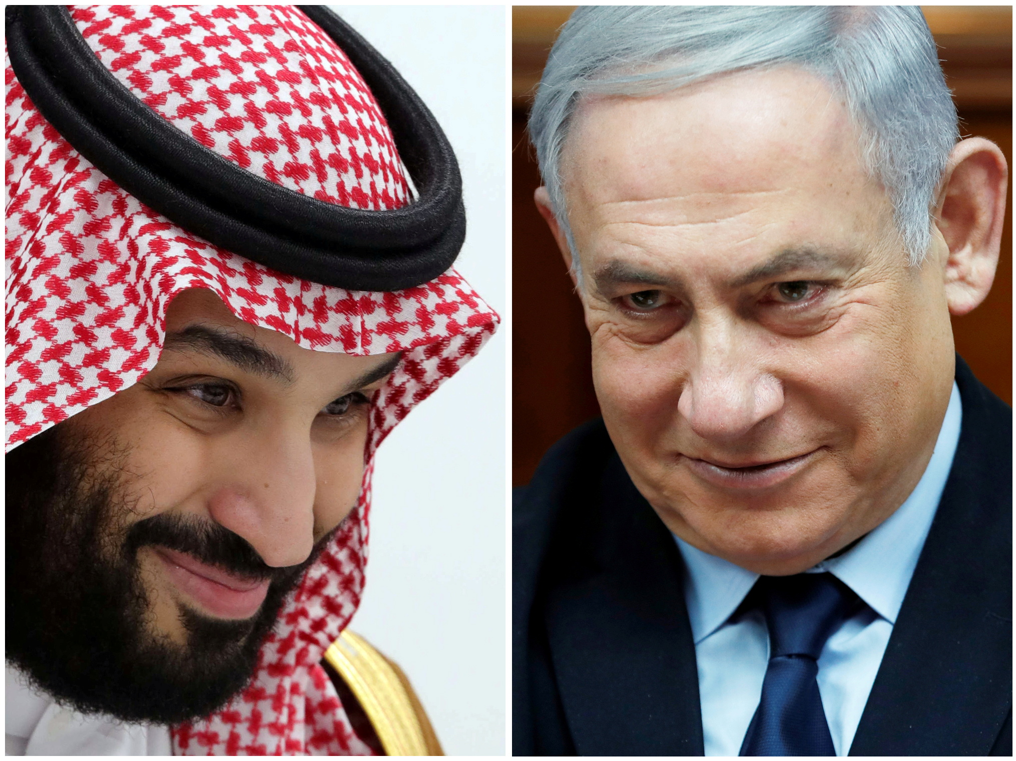 israeli pm netanyahu met saudi crown prince pompeo in saudi arabia on sunday