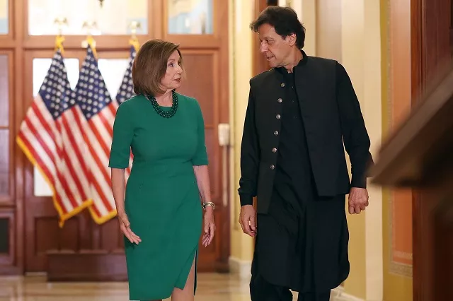 pm imran khan and us house speaker nancy pelosi photo afp pm imran khan and us house speaker nancy pelosi photo afp