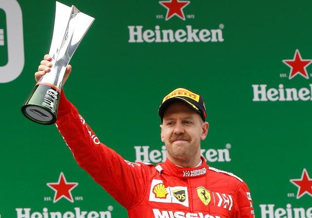 vettel who got his first taste of formula one at the track watching boyhood idol michael schumacher drive around in his benetton on a wet friday of practice has never won there photo reuters vettel who got his first taste of formula one at the track watching boyhood idol michael schumacher drive around in his benetton on a wet friday of practice has never won there photo reuters