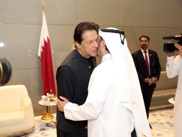 qatari premier meets his pakistani counterpart who is returning home from a highly successful us trip photo pid qatari premier meets his pakistani counterpart who is returning home from a highly successful us trip photo pid