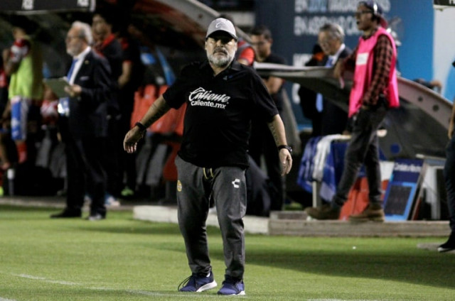 the former barcelona and napoli star forward is perhaps best known for guiding his country to victory at the 1986 world cup in mexico photo afp the former barcelona and napoli star forward is perhaps best known for guiding his country to victory at the 1986 world cup in mexico photo afp