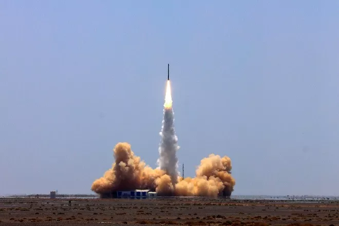 a rocket carrying two satellites lifts off from the jiuquan satellite launch centre in gansu province photo afp a rocket carrying two satellites lifts off from the jiuquan satellite launch centre in gansu province photo afp