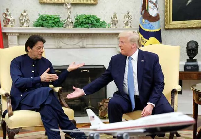 imran khan and donald trump in the oval office photo afp imran khan and donald trump in the oval office photo afp