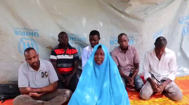 a screen grab taken from a video released thursday by the islamic state west africa province photo afp a screen grab taken from a video released thursday by the islamic state west africa province photo afp