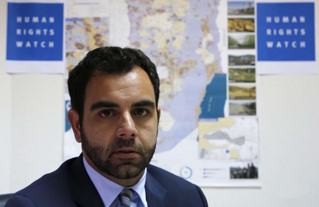 human rights watch 039 s israel and palestine director omar shakir a us citizen sits at his office in the occupied west bank city of ramallah 2018 photo afp human rights watch 039 s israel and palestine director omar shakir a us citizen sits at his office in the occupied west bank city of ramallah 2018 photo afp