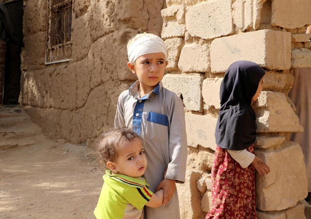 mukhtar hadi who survived survived last month 039 s saudi led air strike that killed dozens including children stands with his brother and sister in saada yemen september 4 2018 picture taken september 4 2018 photo reuters mukhtar hadi who survived survived last month 039 s saudi led air strike that killed dozens including children stands with his brother and sister in saada yemen september 4 2018 picture taken september 4 2018 photo reuters