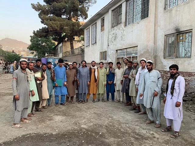 the gang operating outside pakistan embassy in kabul photo express the gang operating outside pakistan embassy in kabul photo express