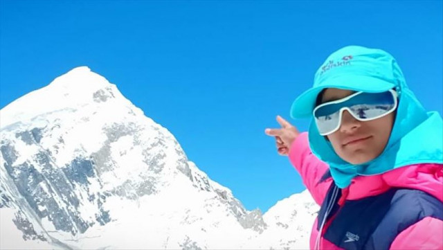 selena khawaja becomes youngest person in world to reach at quot golden peak quot photo anadolu agency selena khawaja becomes youngest person in world to reach at quot golden peak quot photo anadolu agency