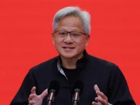 nvidia ceo jensen huang speaks at the opening ceremony of the third china international supply chain expo cisce in beijing china photo reuters