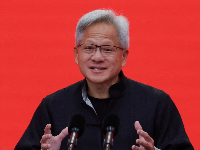 nvidia ceo jensen huang speaks at the opening ceremony of the third china international supply chain expo cisce in beijing china photo reuters nvidia ceo jensen huang speaks at the opening ceremony of the third china international supply chain expo cisce in beijing china photo reuters