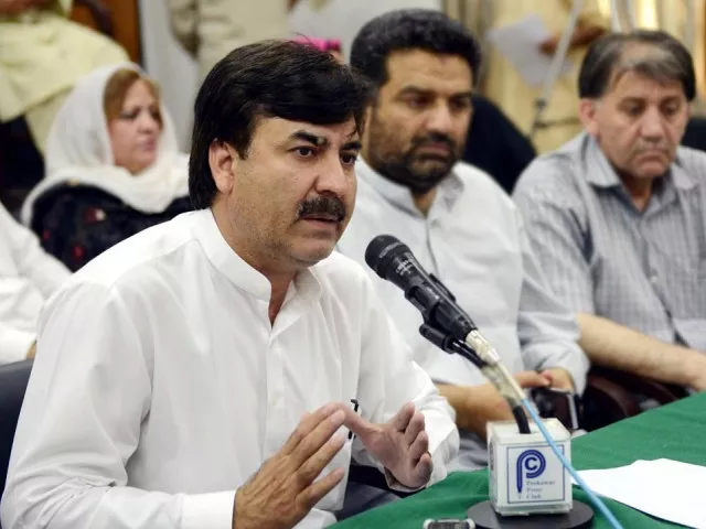 provincial information minister shaukat yousafzai photo file provincial information minister shaukat yousafzai photo file